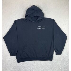 Imagine Dragons Hoodie Mens XL Black Mercury World Tour 2022 Graphic Sweatshirt